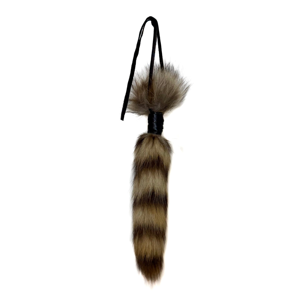 RACCOON TAIL KEYCHAIN