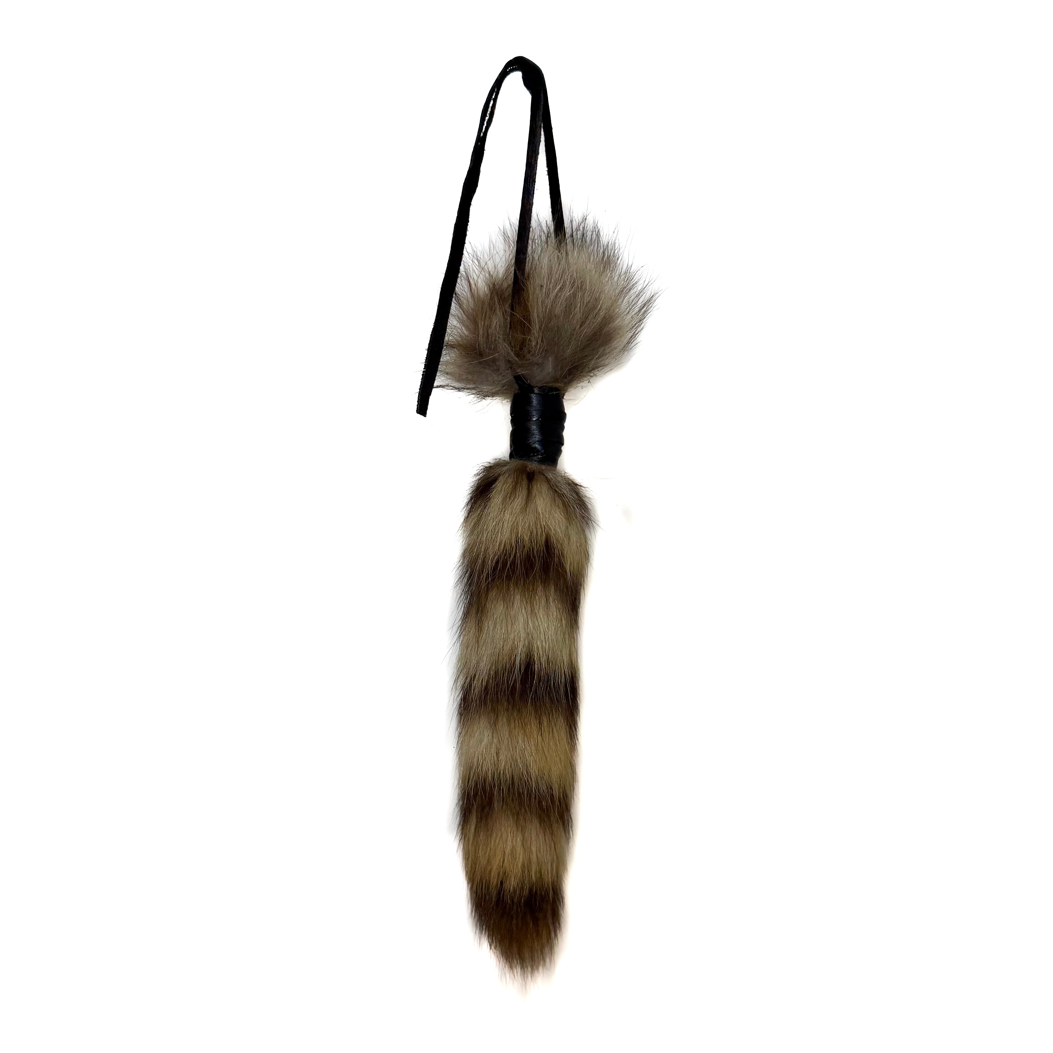RACCOON TAIL KEYCHAIN