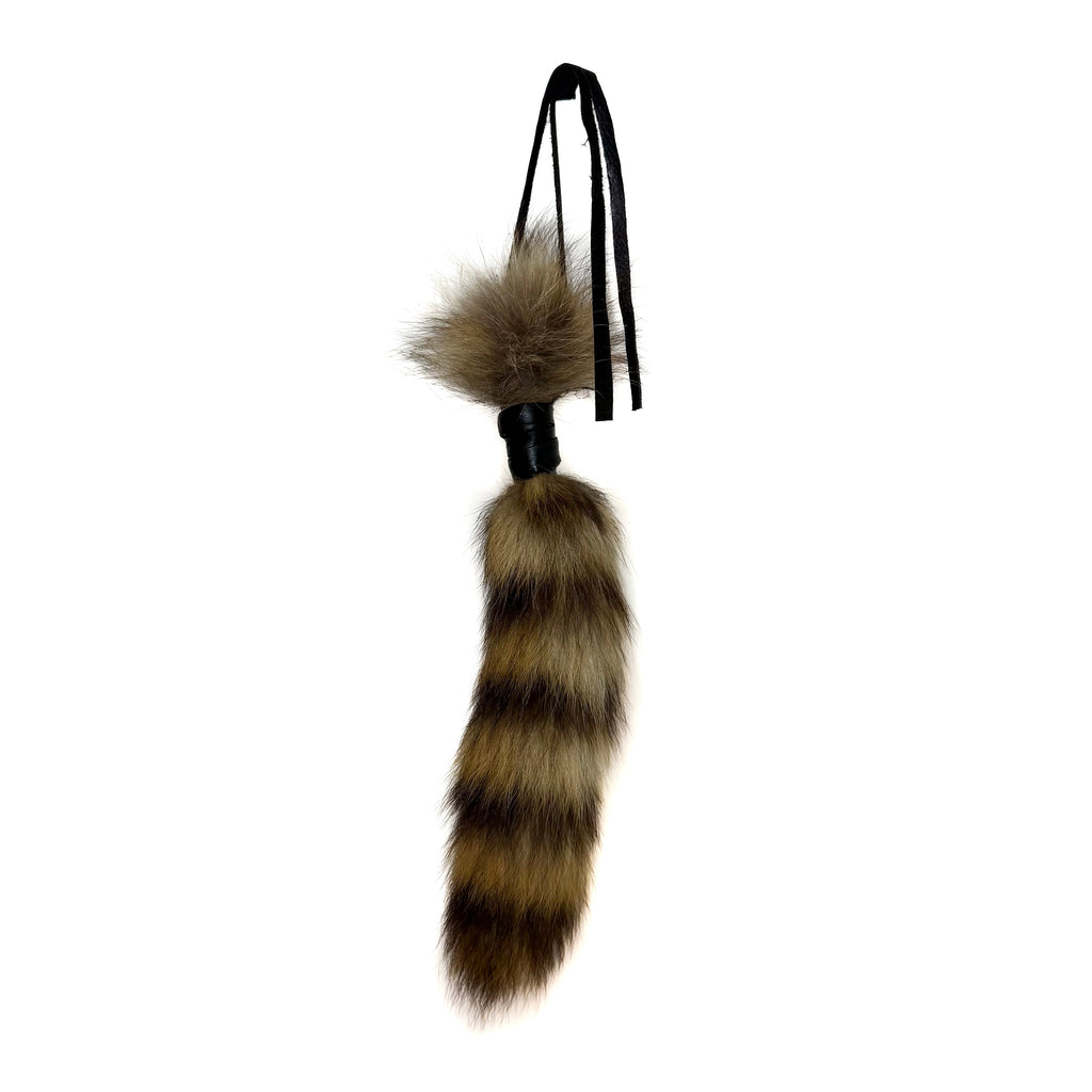 RACCOON TAIL KEYCHAIN