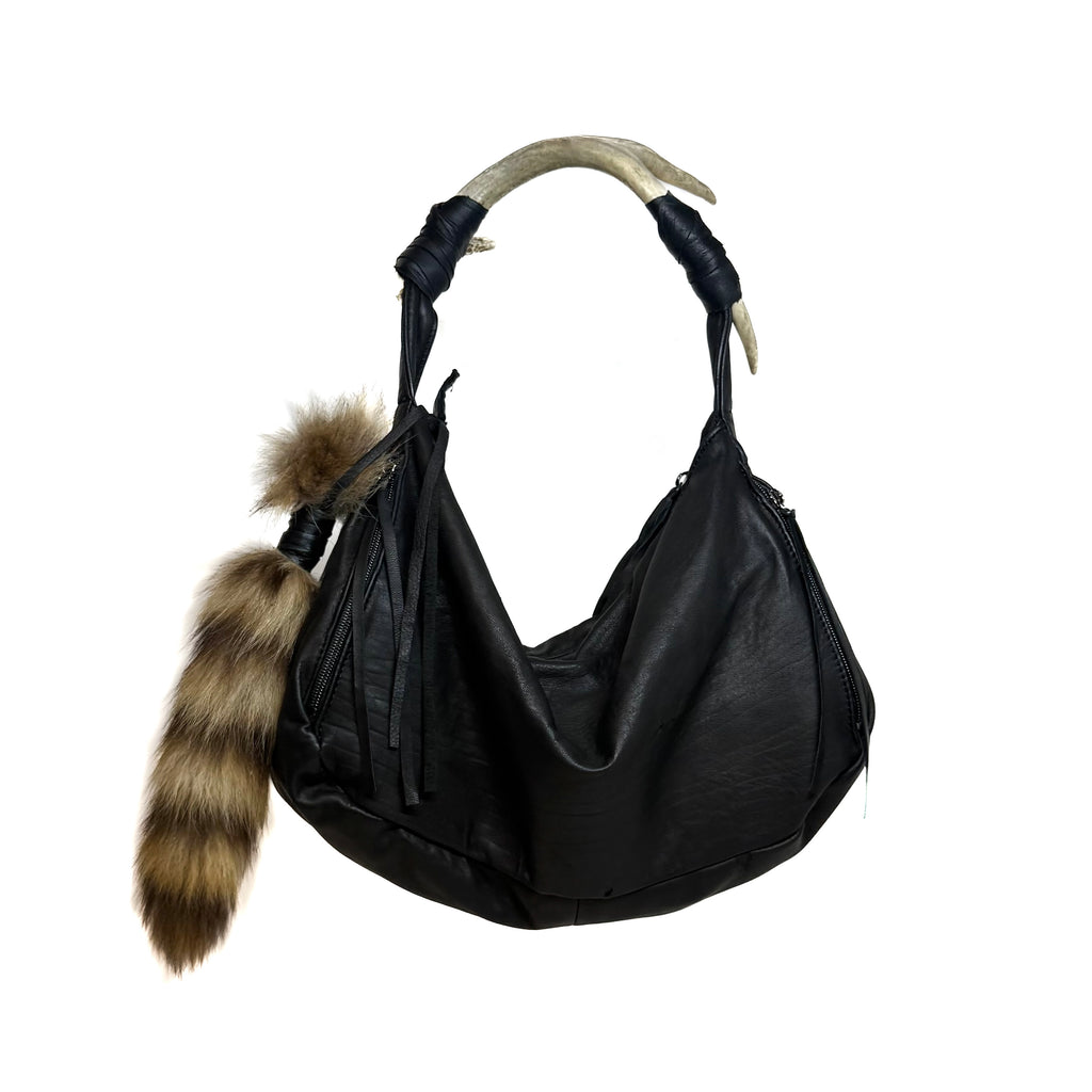 RACCOON TAIL KEYCHAIN