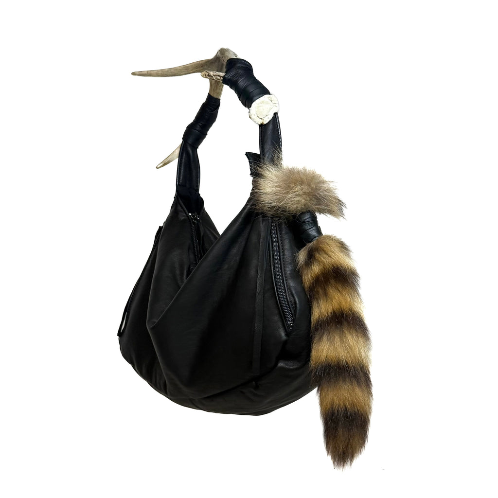RACCOON TAIL KEYCHAIN
