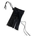 LEATHER FRINGE CARDHOLDER KEYCHAIN