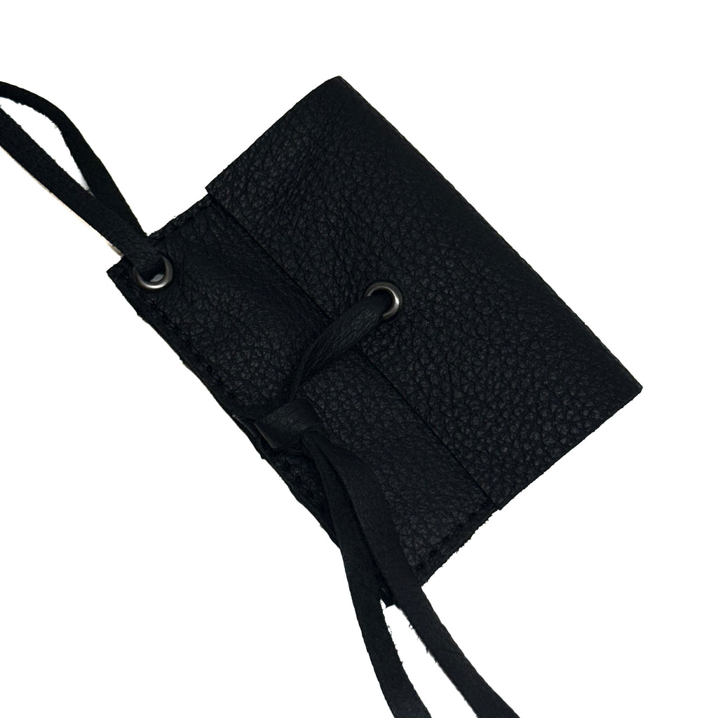 LEATHER CARDHOLDER KEYCHAIN