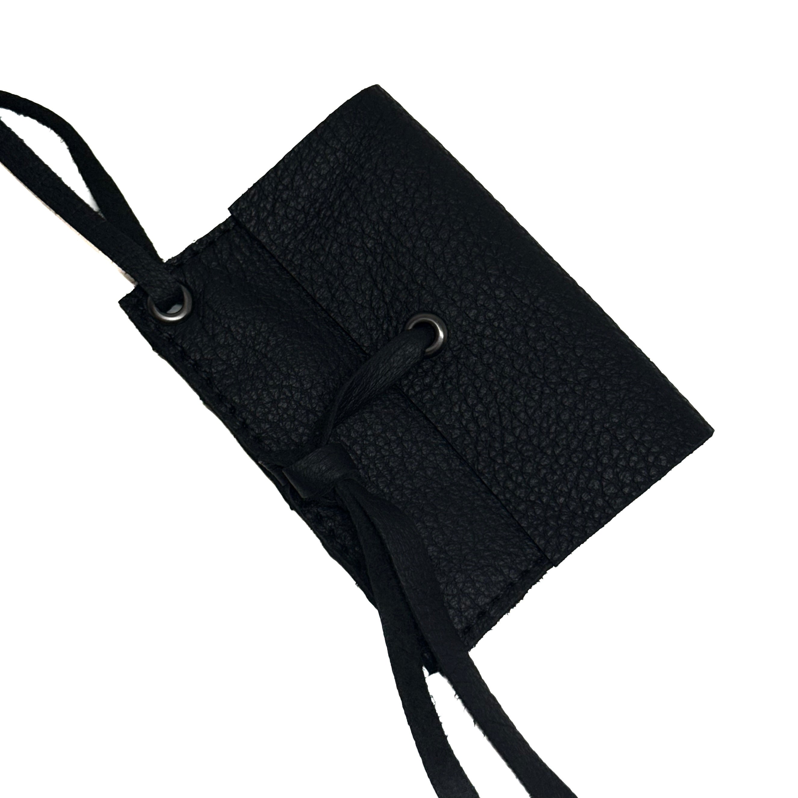 LEATHER CARDHOLDER KEYCHAIN