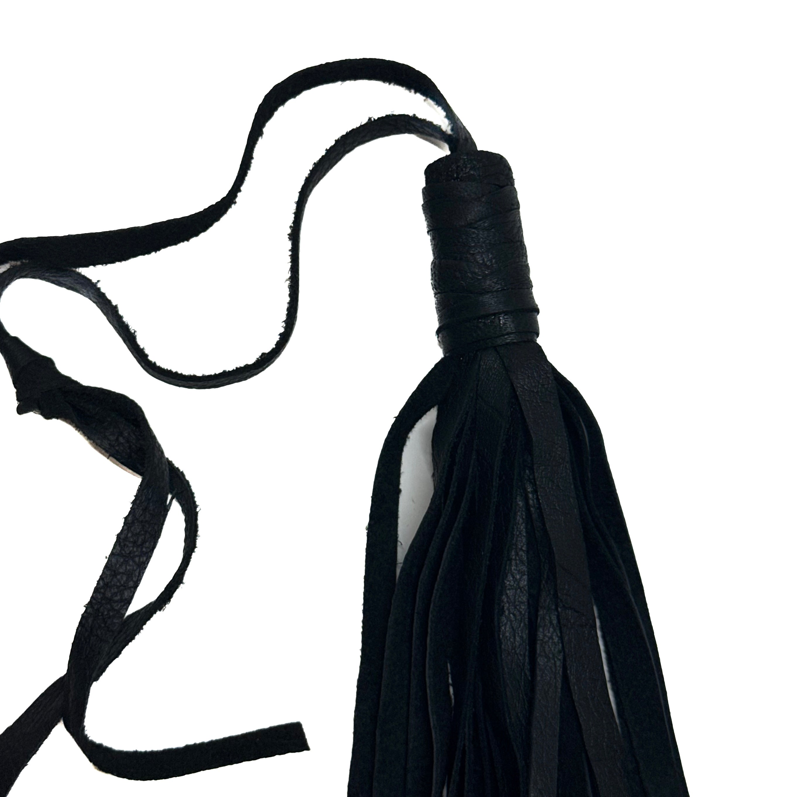 LEATHER TASSEL KEYCHAIN