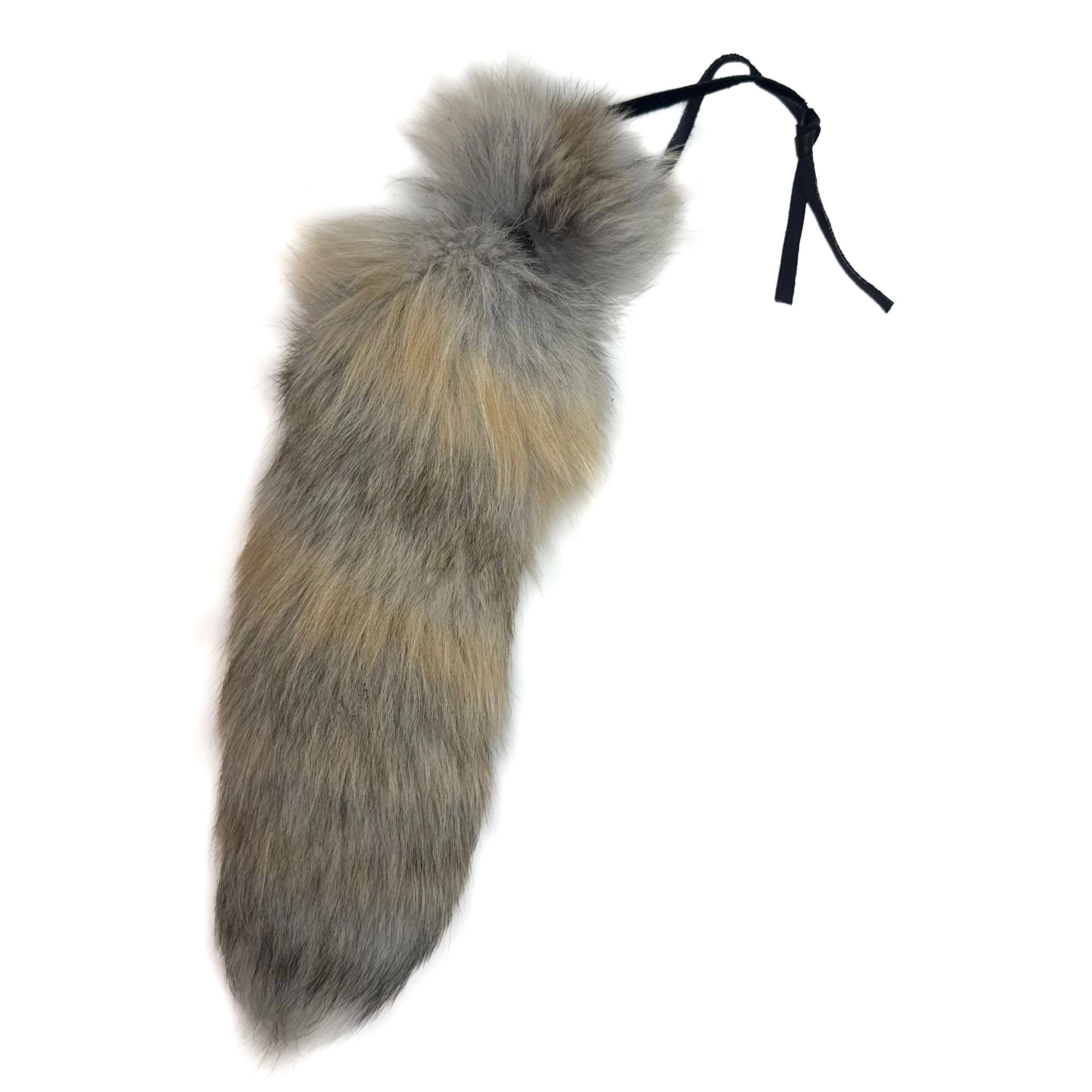 GOLDEN ISLAND FOX TAIL KEYCHAIN
